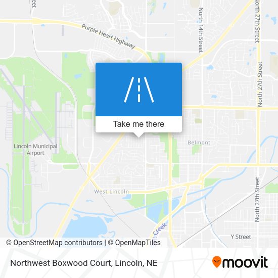 Northwest Boxwood Court map