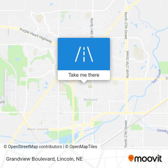 Grandview Boulevard map