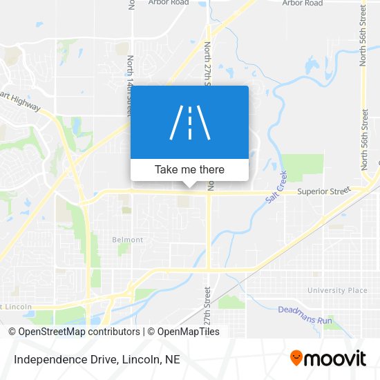 Independence Drive map