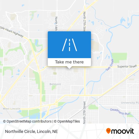 Northville Circle map