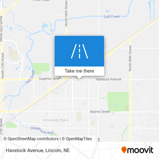 Mapa de Havelock Avenue