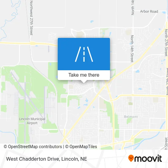 West Chadderton Drive map