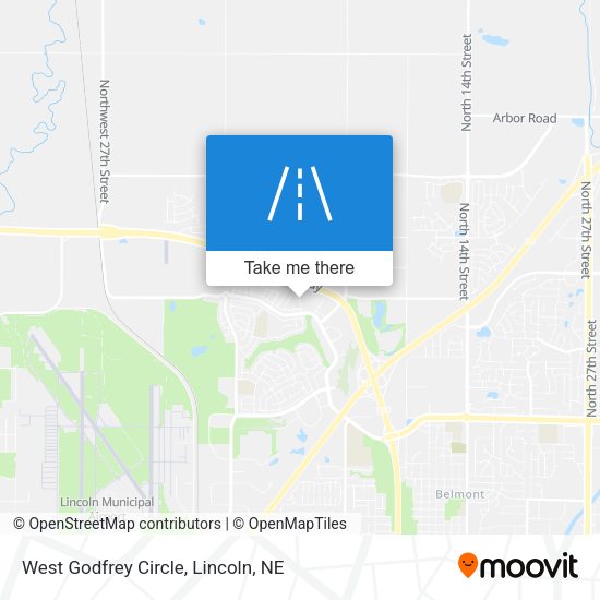 Mapa de West Godfrey Circle