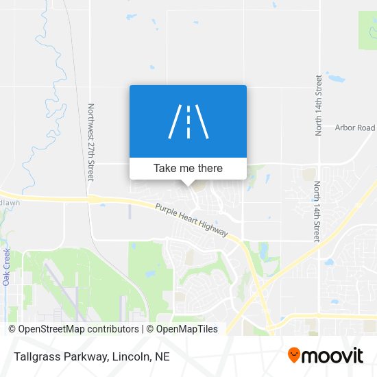 Tallgrass Parkway map