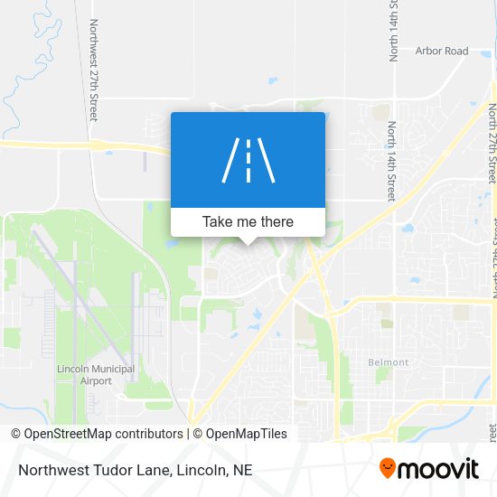 Northwest Tudor Lane map