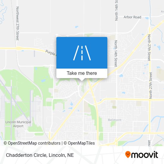 Mapa de Chadderton Circle
