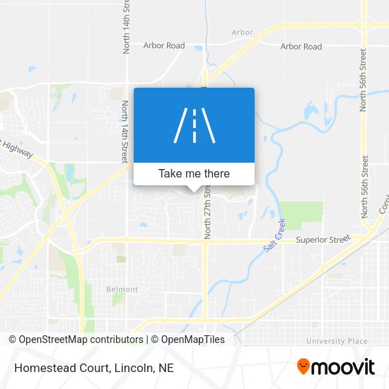 Mapa de Homestead Court