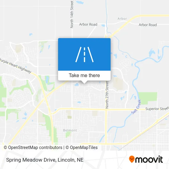 Spring Meadow Drive map