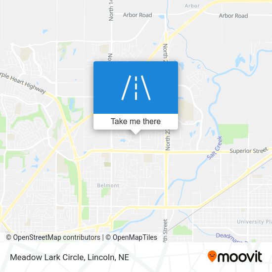 Meadow Lark Circle map