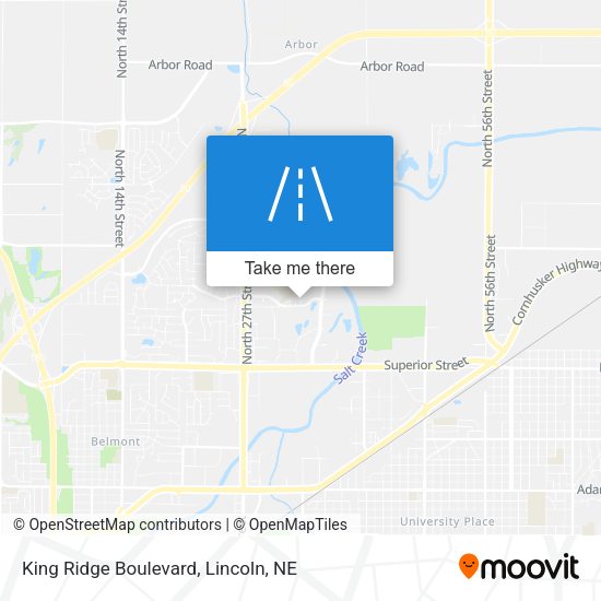 Mapa de King Ridge Boulevard