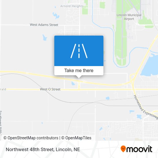 Northwest 48th Street map