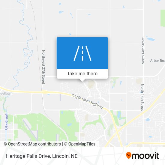 Heritage Falls Drive map