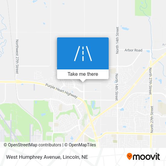 Mapa de West Humphrey Avenue