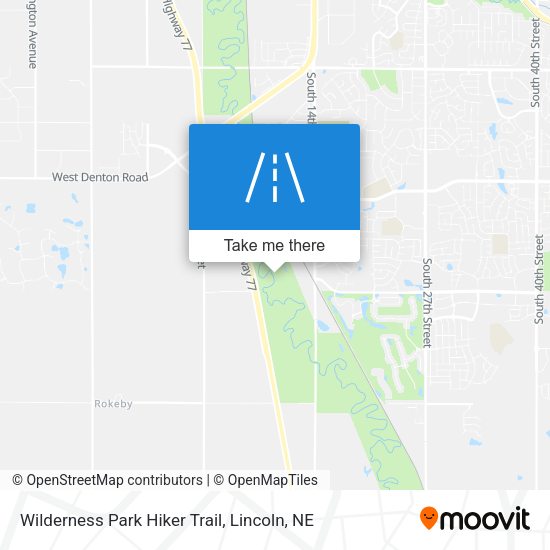 Wilderness Park Hiker Trail map