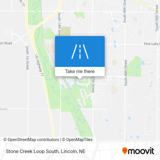 Stone Creek Loop South map