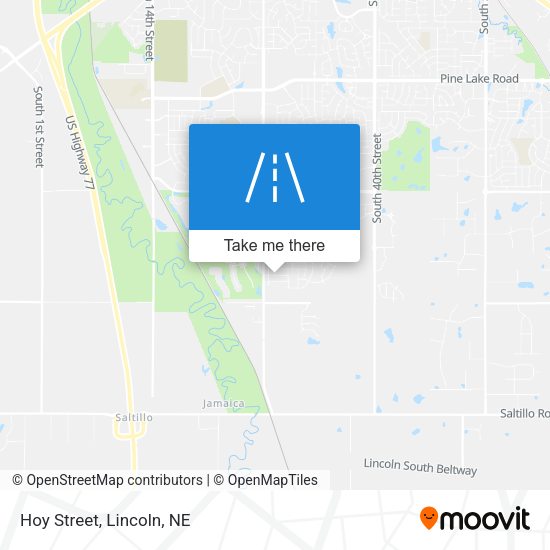 Mapa de Hoy Street
