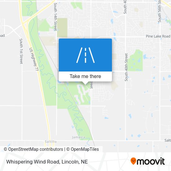 Mapa de Whispering Wind Road