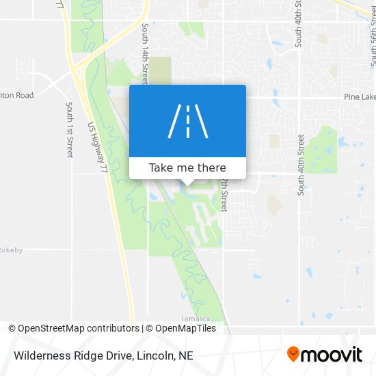 Wilderness Ridge Drive map