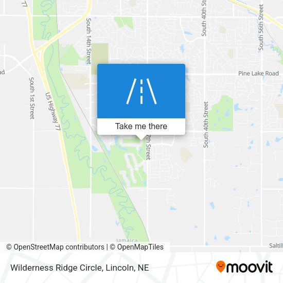 Mapa de Wilderness Ridge Circle