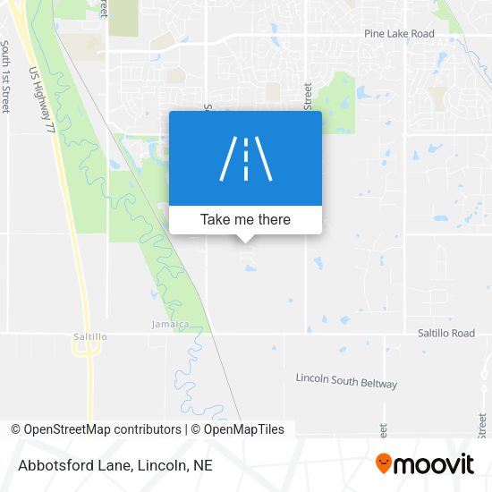 Mapa de Abbotsford Lane