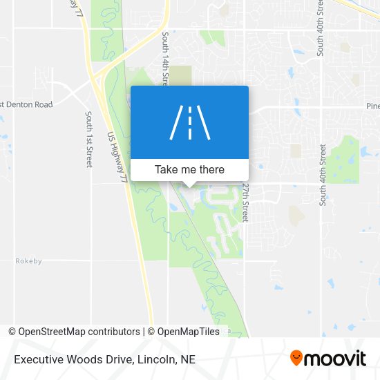 Executive Woods Drive map
