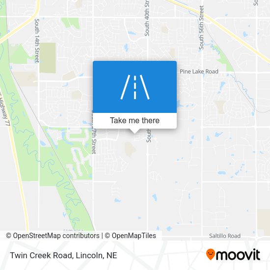 Mapa de Twin Creek Road