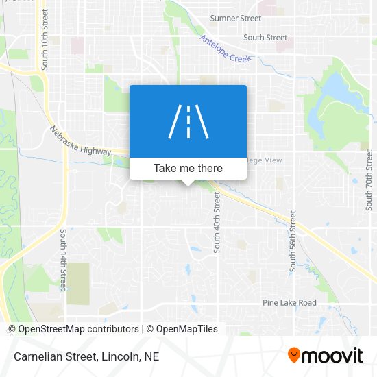 Mapa de Carnelian Street