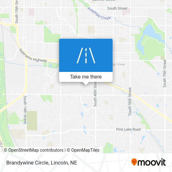 Brandywine Circle map