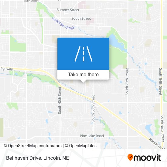 Bellhaven Drive map