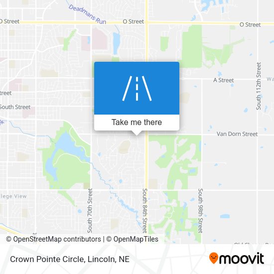 Crown Pointe Circle map