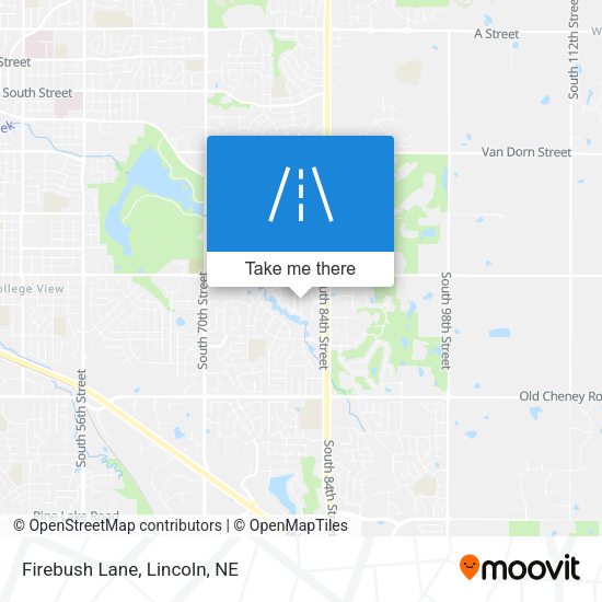 Mapa de Firebush Lane
