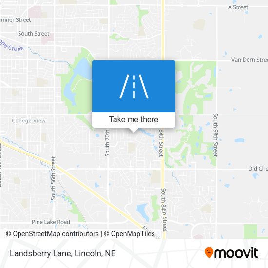 Landsberry Lane map