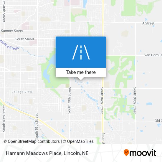 Hamann Meadows Place map