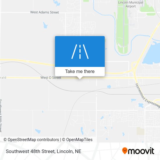 Southwest 48th Street map