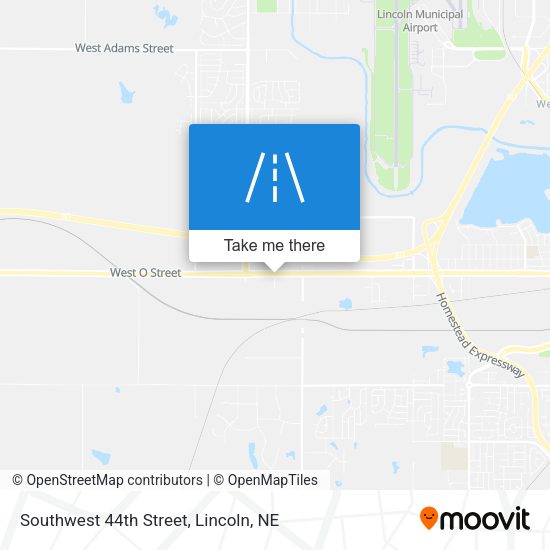 Southwest 44th Street map