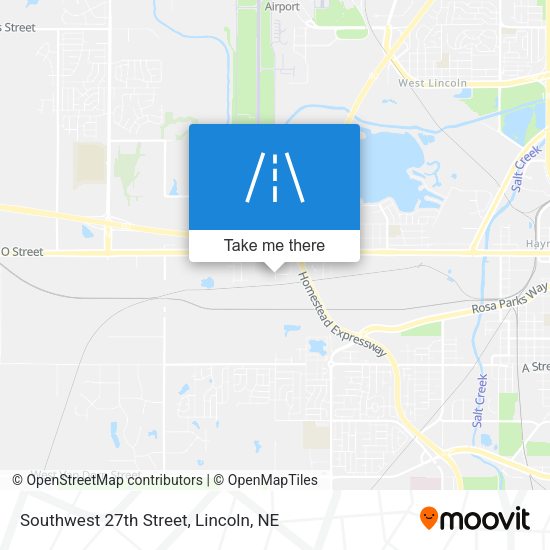 Mapa de Southwest 27th Street