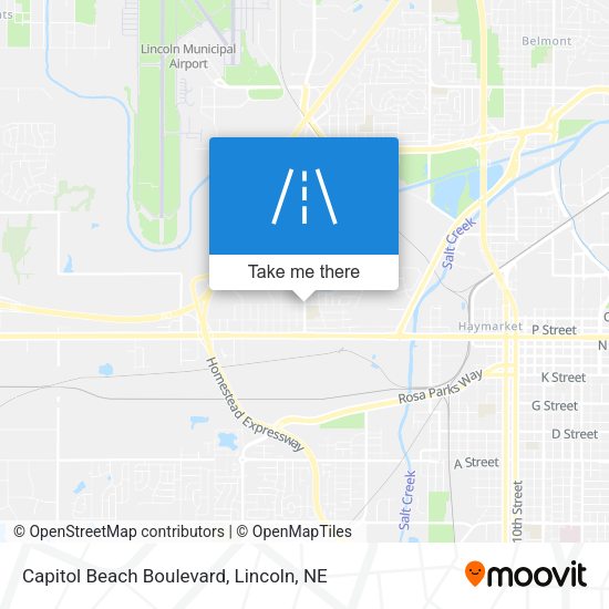 Capitol Beach Boulevard map