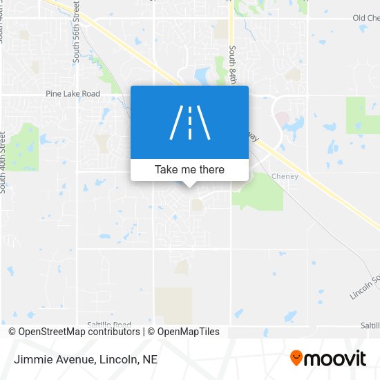 Mapa de Jimmie Avenue