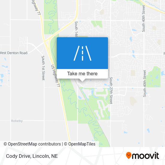 Cody Drive map