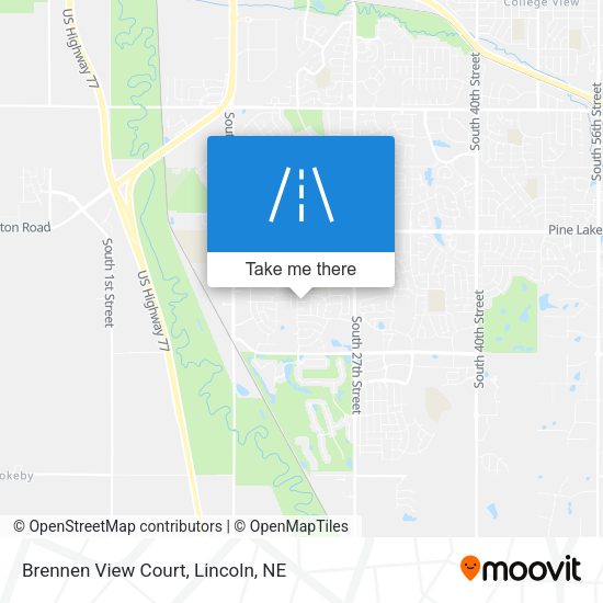 Brennen View Court map