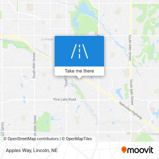 Mapa de Apples Way