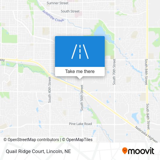 Quail Ridge Court map