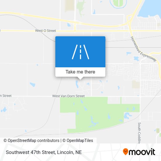Mapa de Southwest 47th Street