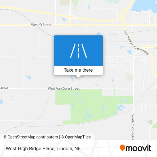 West High Ridge Place map