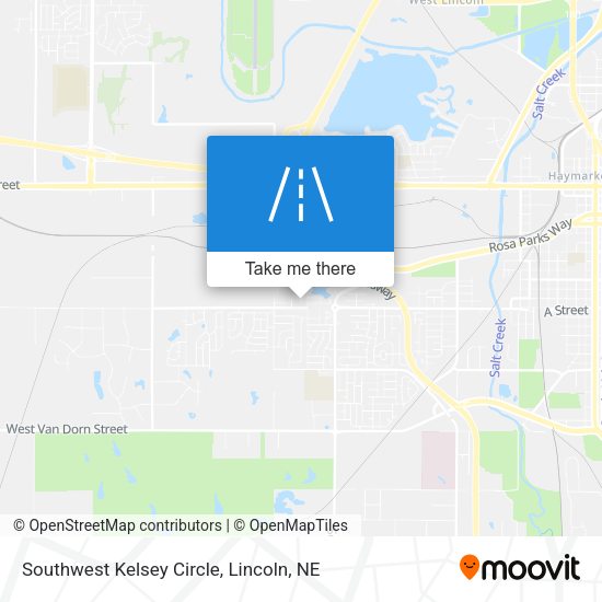 Mapa de Southwest Kelsey Circle