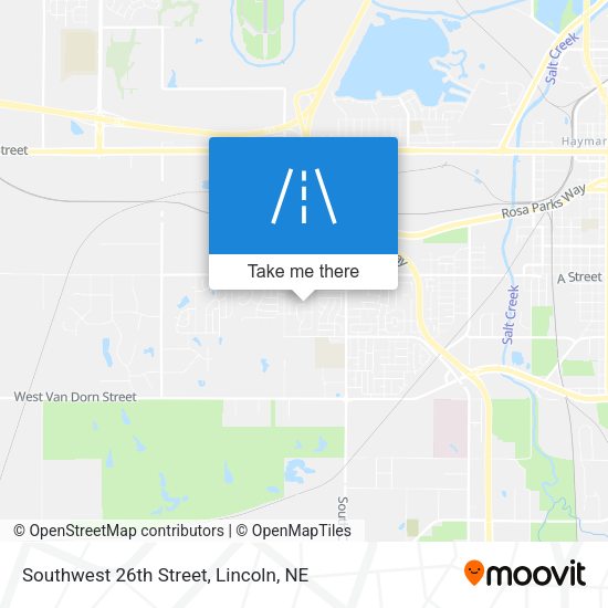 Mapa de Southwest 26th Street