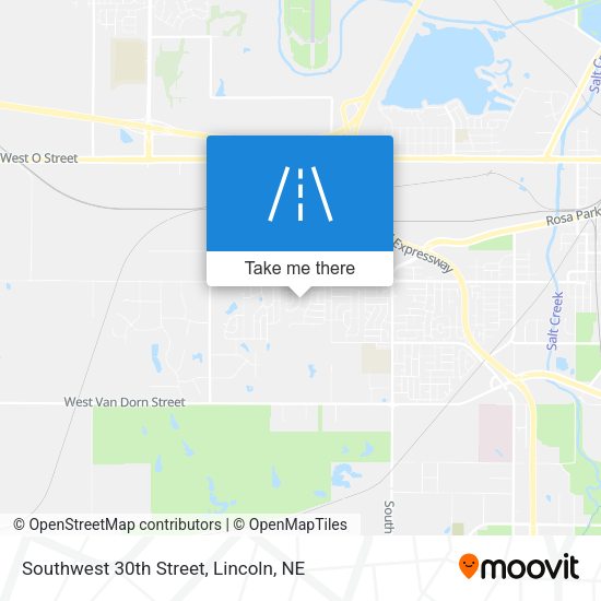 Mapa de Southwest 30th Street