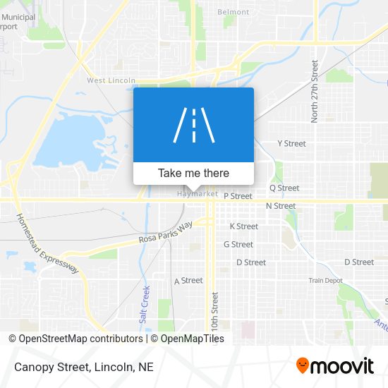 Mapa de Canopy Street
