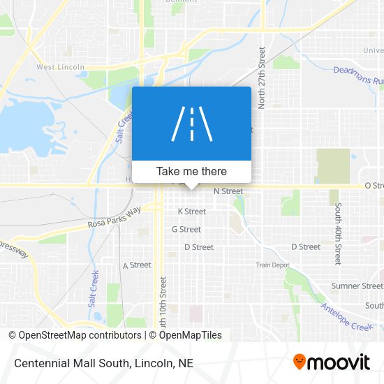 Centennial Mall South map