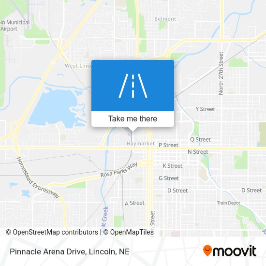 Mapa de Pinnacle Arena Drive